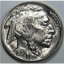 1937 Buffalo Nickel BU-63 or better