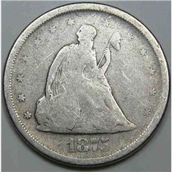 1875-S Twenty Cent Type Coin G to VG