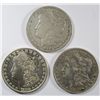 Image 1 : MORGAN DOLLAR: 1890-O VG, 1880-S XF, 1880-O VF