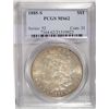 Image 1 : 1885-S MORGAN DOLLAR PCGS MS62