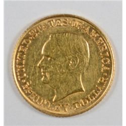1916 MCKINLEY GOLD DOLLAR BU+