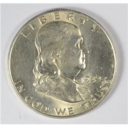 1949-D FRANKLIN HALF DOLLAR MS64+