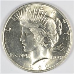 1922 PEACE DOLLAR MS65 WHITE