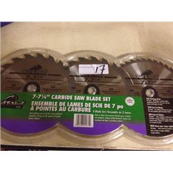 TUF-E-NUF 7"CARBIDE SAWBLADE SET