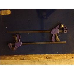 2PC IRWIN QUICK GRIP CLAMPS