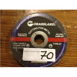 10PAK  5" METAL CUTTING DISCS