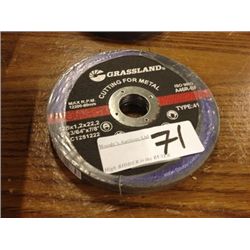 10PAK  5" METAL CUTTING DISCS