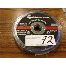 10PAK  5" METAL CUTTING DISCS