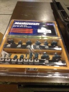 MASTERCRAFT ROUTER BIT SET 15PC