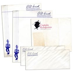 Buffalo Bob Letterhead & Envelopes -- Also With Captain Kangaroo Letterhead -- Circa 1948-1952