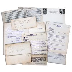 Archive of Scripts and Papers From Early ''Howdy Doody'' -- With Bob Keeshan's Handwritten Notes