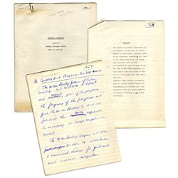 Pitch For Bob Keeshan's Captain Kangaroo Predecessor, The ''Tinker's Workshop'' Show -- Typed & Hand
