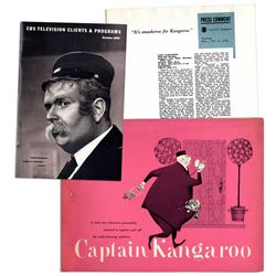 1955 Captain Kangaroo Marketing Programs -- ''â€¦Captain Kangaroo promises to be the next big forceâ