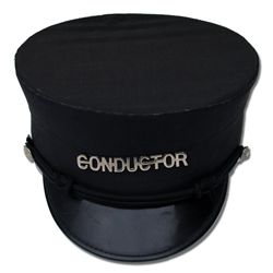 Captain Kangaroo Original Screen-Worn Conductor Hat -- From His Very First Uniform From the Show -- 