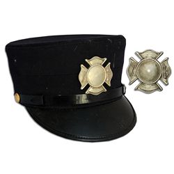 Captain Kangaroo's Classic Screen-Worn Fire Captain Hat From the Earliest Episodes -- Circa 1955-195