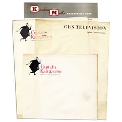 Captain Kangaroo Letterhead With Caricature -- Lot of 7 Sheets of Custom Stationery -- Circa 1955-19