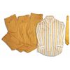 Image 1 : Captain Kangaroo 1970's Screen-Worn Suit -- Mustard-Color Ensemble