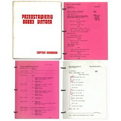 Script From a December 1975 Episode of ''The Bobby Vinton Show'' Guest-Starring Bob Keeshan -- With 