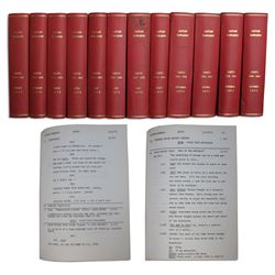 Captain Kangaroo Bound Show Scripts From the Emmy Nominated 1975 Season -- 12 Volumes