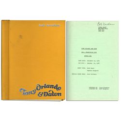 Bob Keeshan's Script for the Tony Orlando & Dawn TV Show -- 1976 Episode Guest Stars Captain Kangaro