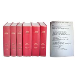 Captain Kangaroo Bound Show Scripts From the Emmy Award-Winning 1978 Season -- 6 Volume Set