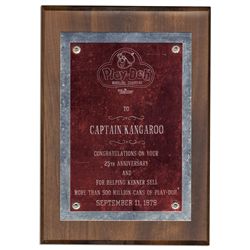 Captain Kangaroo Play-Doh Award From 1979
