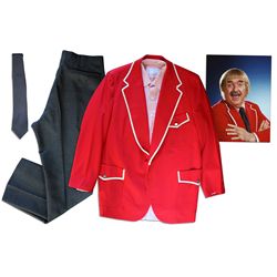 Captain Kangaroo Iconic Screen-Worn Costume -- Including The ''Kangaroo'' Deep-Pocketed Red Suit Jac