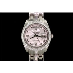WATCH: [1] Platinum gents Rolex Oyster Perpetual Day-Date Special Edition watch with meteorite dia. 
