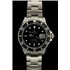 Image 1 : ROLEX: Men's st.steel Rolex O.P. Submariner Date wristwatch; black dial w/ lumin markers; uni-direct