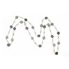 Image 1 : NECKLACE:  [1] 18KWG fancy link chain necklace with (24) 8.0 - 8.5mm black Tahitian pearls and set w