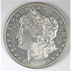 1881-O MORGAN SILVER DOLLAR, MS-63  SEMI  PL
