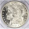 Image 2 : 1921 MORGAN SILVER DOLLAR, PCGS MS-65  GEM WHITE