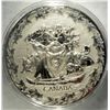 Image 2 : 2007 $250.00 CANADA OLYMPICS SILVER COIN WITH COA #1284 OF 2,500 MADE!
