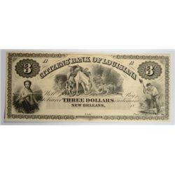 18-- $3 S=CITIZENS BANK OF LOUISIANA NOTE