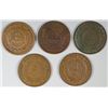 Image 1 : 5- 1865 TWO CENT PCS G/VG