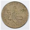 Image 1 : 1852 THREE CENT SILVER AG (DAMAGED)