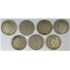Image 1 : 7-DIFFERENT V-NICKELS (94,95,96,05,08,11,12-D) AG-VF