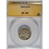 Image 1 : 1920-D BUFFALO NICKEL ANACS EF/AU 45 SCARCE!