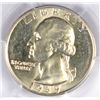 Image 2 : 1939-S WASHINGTON QUARTER, PCGS MS-64  BLAST WHITE, UNDER GRADED IT'S MS-65