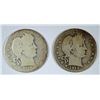Image 1 : 1911-D AG & 1913 GOOD BARBER QUARTERS