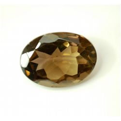 *Very Big Beautiful Smoky Topaz Gemstone Oval Cut 35.30 ct*