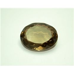 *Very Big Beautiful Smoky Topaz Gemstone Oval Cut 23.90 ct*