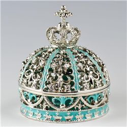 Imperial Crown Faberge Inspired Jewelry Box