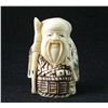 Image 1 : Handcarved Ox Bone Netsuke Figure