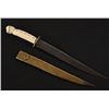 Image 1 : 19th C Dagger Hand Carved Walrus Tusk Handle
