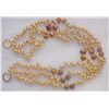 Image 2 : Multistrand Champagne Pearl Coin Necklace