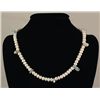 Image 1 : WHITE FRESHWATER PEARL 291.53CTW SEMI-ROUND NECKLACE