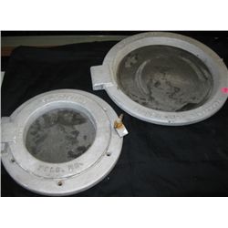 Port Hole Windows From A Ship.