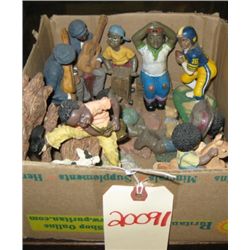 Box Lot Colored Figures,