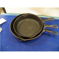 3-Cast Iron Skillets